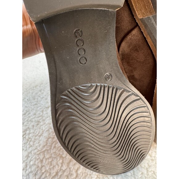 ECCO Loafer Size 8 Women's‎ Sartorelle 25 Tailored Slip-On Brown Leather - Picture 9 of 12